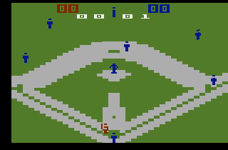 Super Challenge Baseball screenshot 3 for Atari 2600